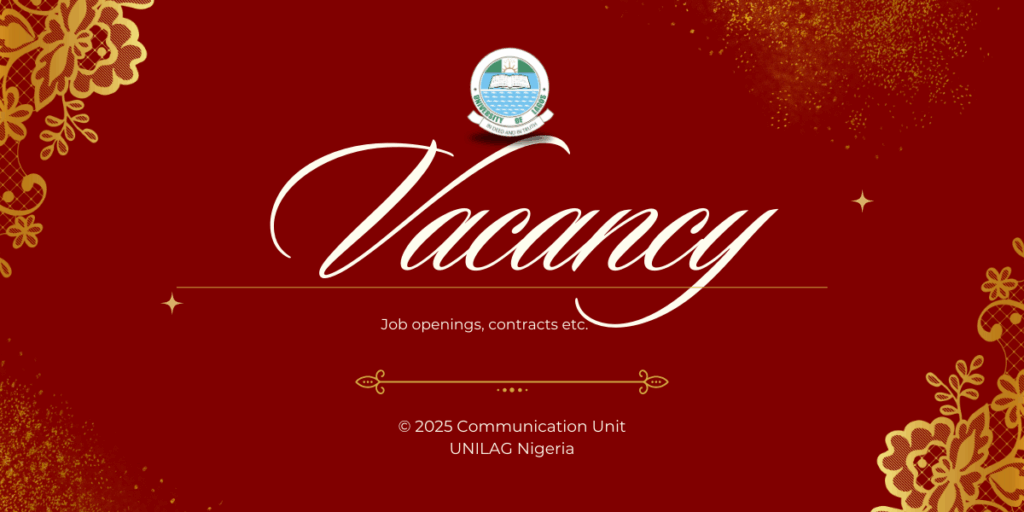 UNILAG Internal and External Academic and NON-Academic Positions