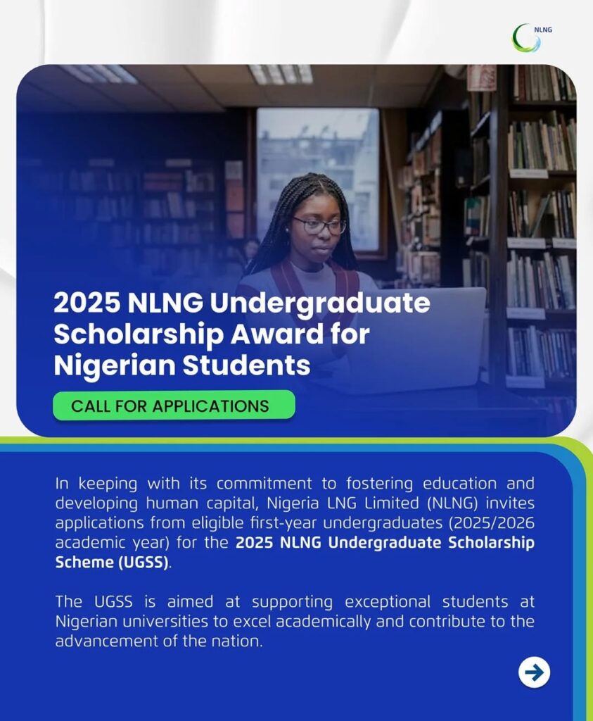 NLNG 2025 Undergraduate Scholarship