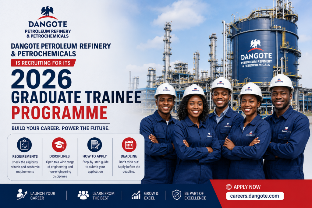 Dangote Graduate Trainee Programme 2026