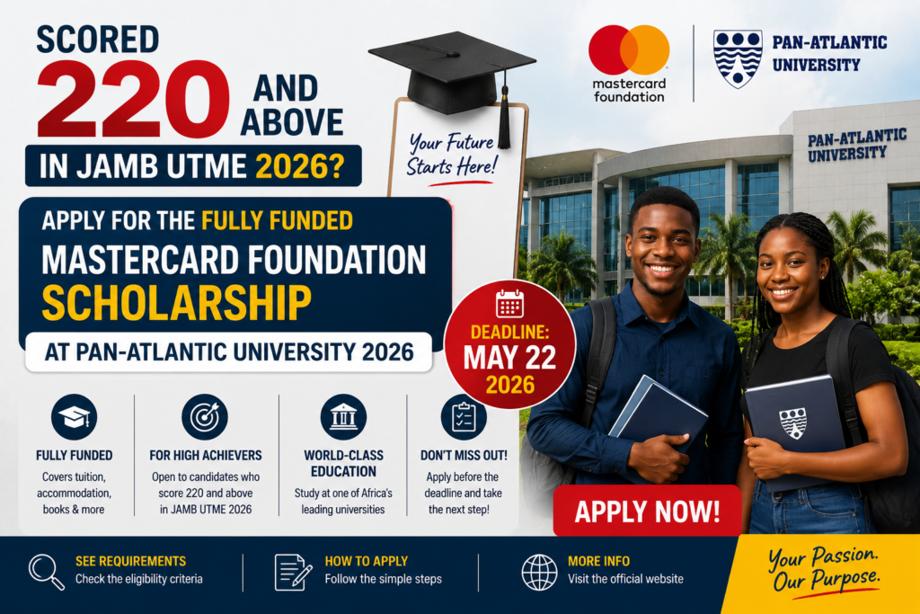 Mastercard Foundation Scholarship at Pan-Atlantic University 2026