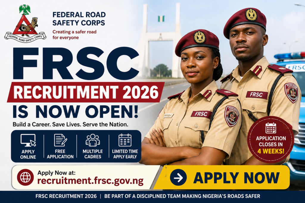 FRSC Recruitment 2026