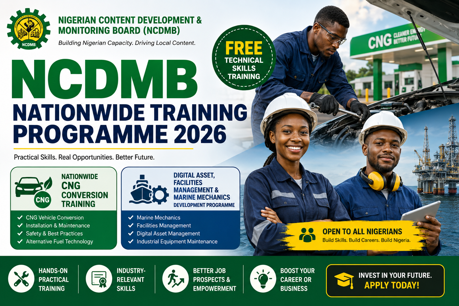 NCDMB Nationwide CNG Conversion Training