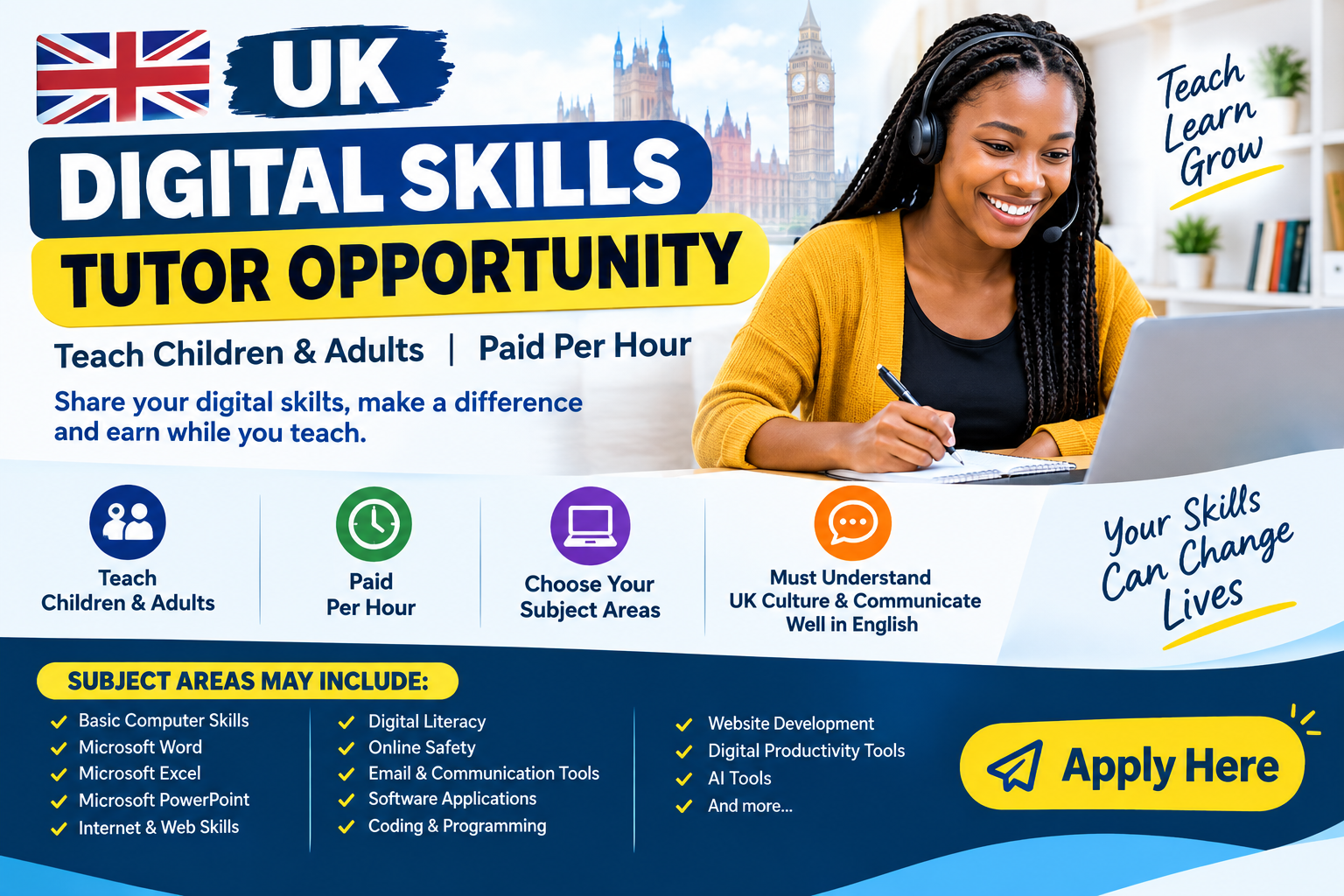 UK Online Tutor Jobs
